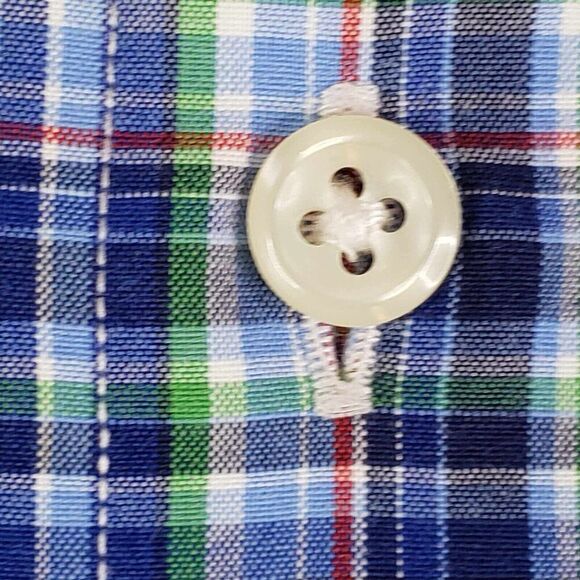 Polo Ralph Lauren Oxford Shirt Mens XL 17 Red Pony Plaid LS Button Down - Picture 7 of 11